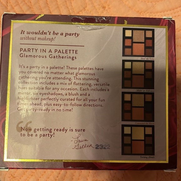Laura Geller Party in a Palette, Glamorous Gatherings, 4 Face Palette NWT - Picture 2 of 11